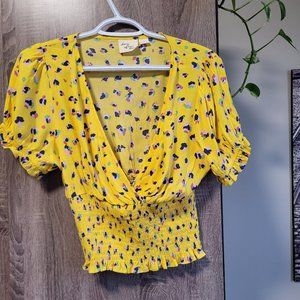 Never Worn Yellow Flowerly Shirt!